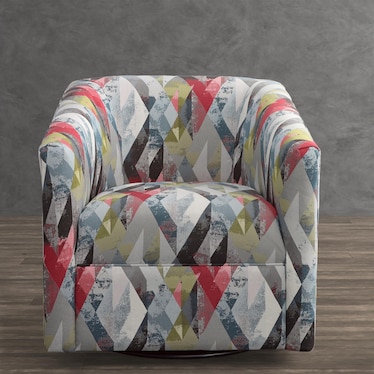 Pearl Accent Swivel Chair