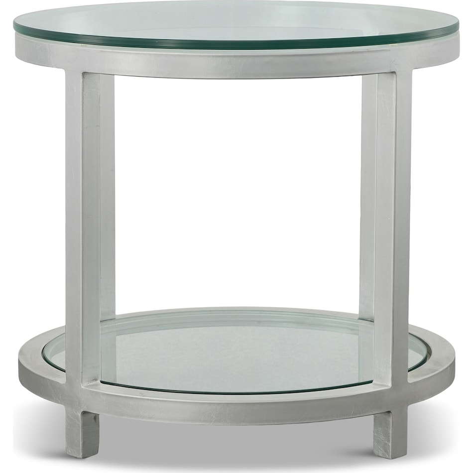 per se gray oc end chairside table   