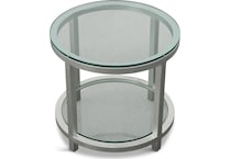 per se gray oc end chairside table   