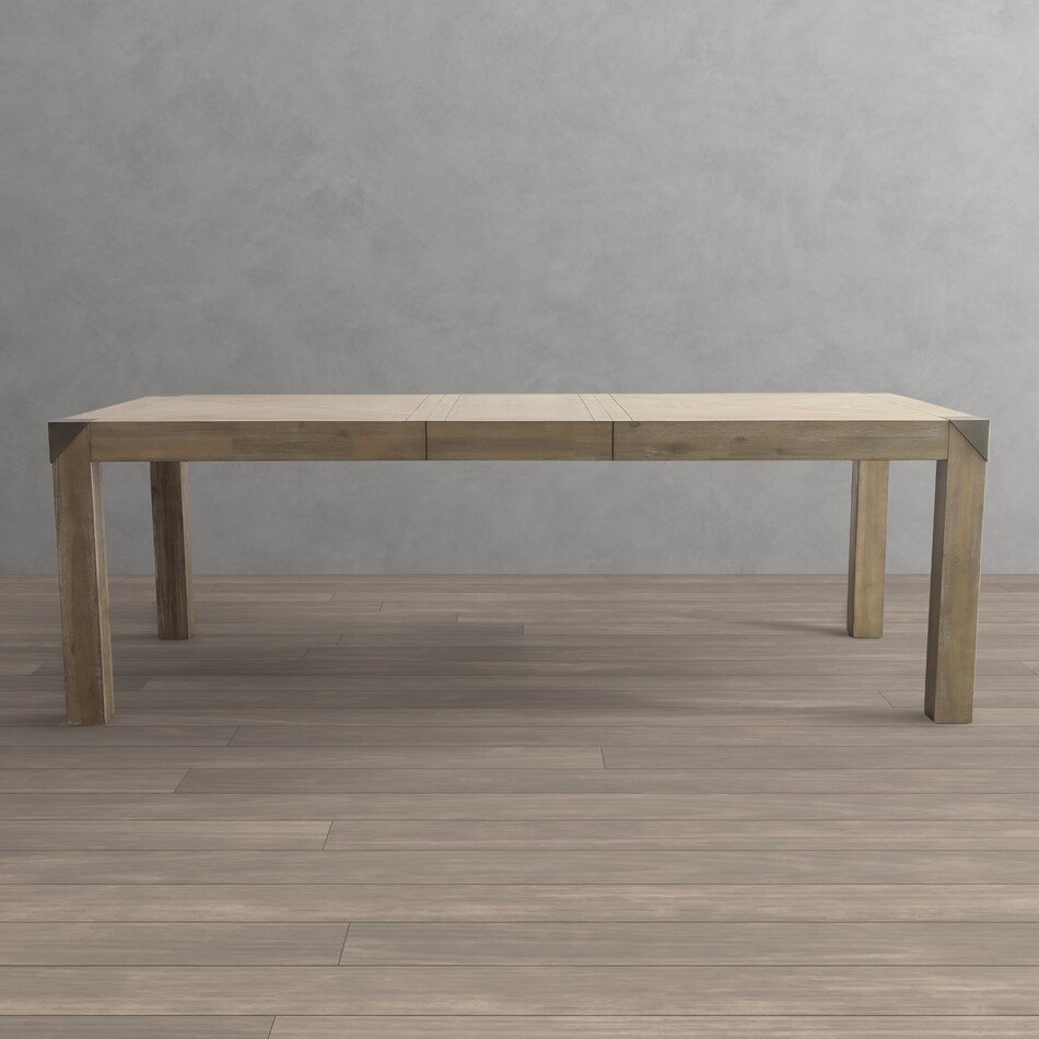 pinecroft brown dr dining table reg hgt   