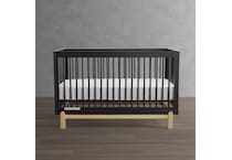 poppy nursery dark gray br youth crib   