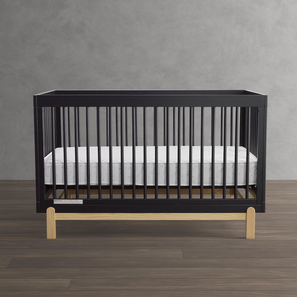 poppy nursery dark gray br youth crib   