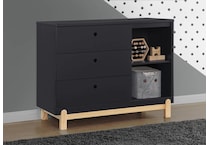 poppy nursery dark gray br youth crib   