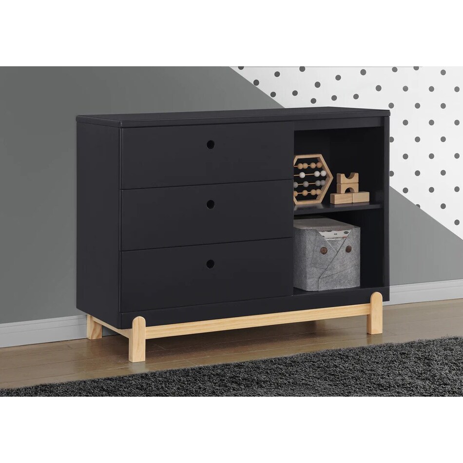 poppy nursery dark gray br youth crib   