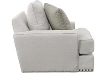 portofino living room gray st stationary fabric chair   