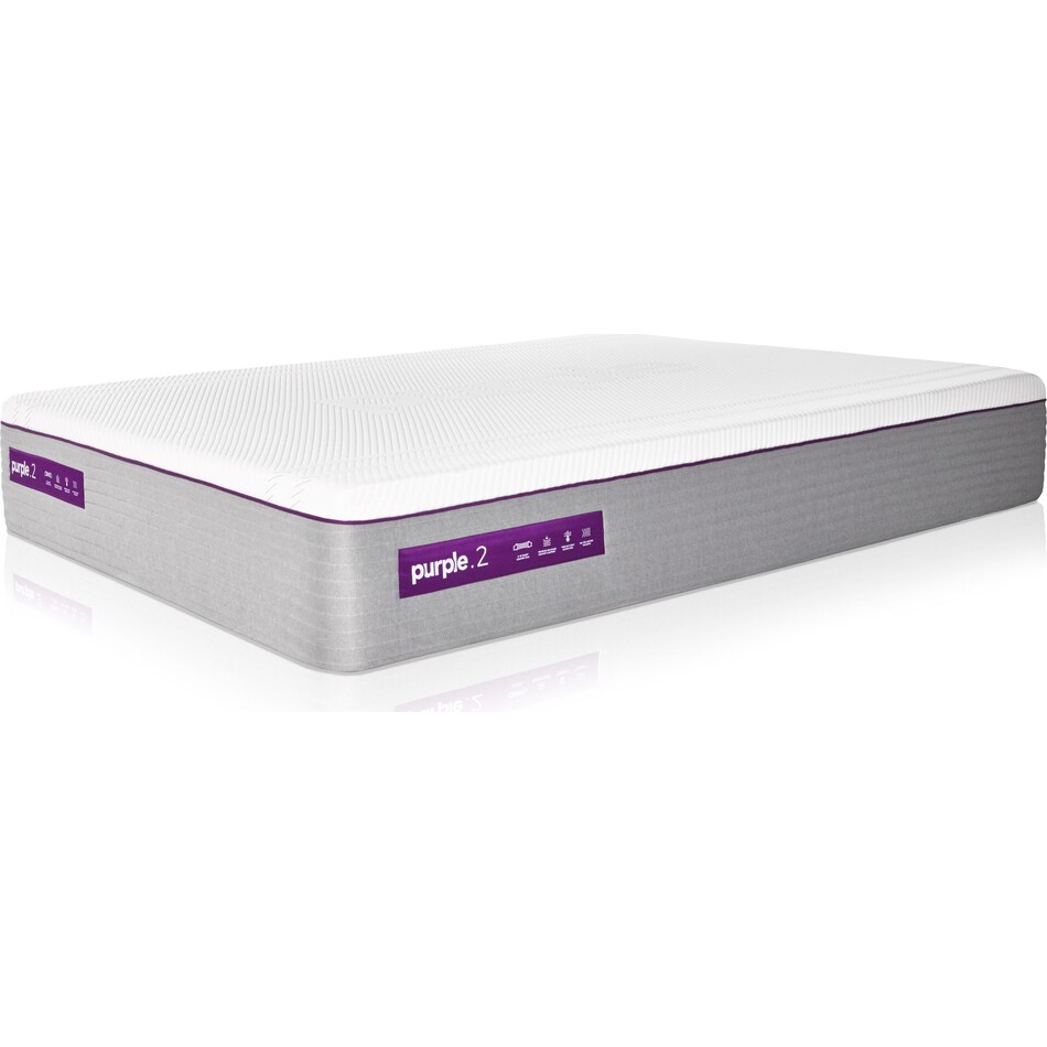 purple  hybrid white queen mattress   