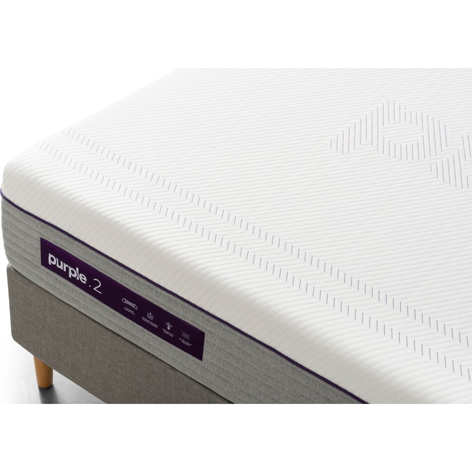 purple  hybrid white twin xl mattress   