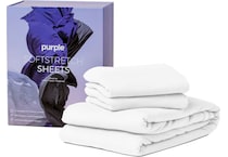 purple sheets white white sheet set t sswht  