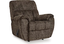 rampant chocolate living room brown mt fabric recliner p   