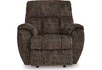 rampant chocolate living room brown mt fabric recliner p   