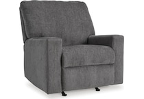 rannis living room pewter mt fabric recliner manual   