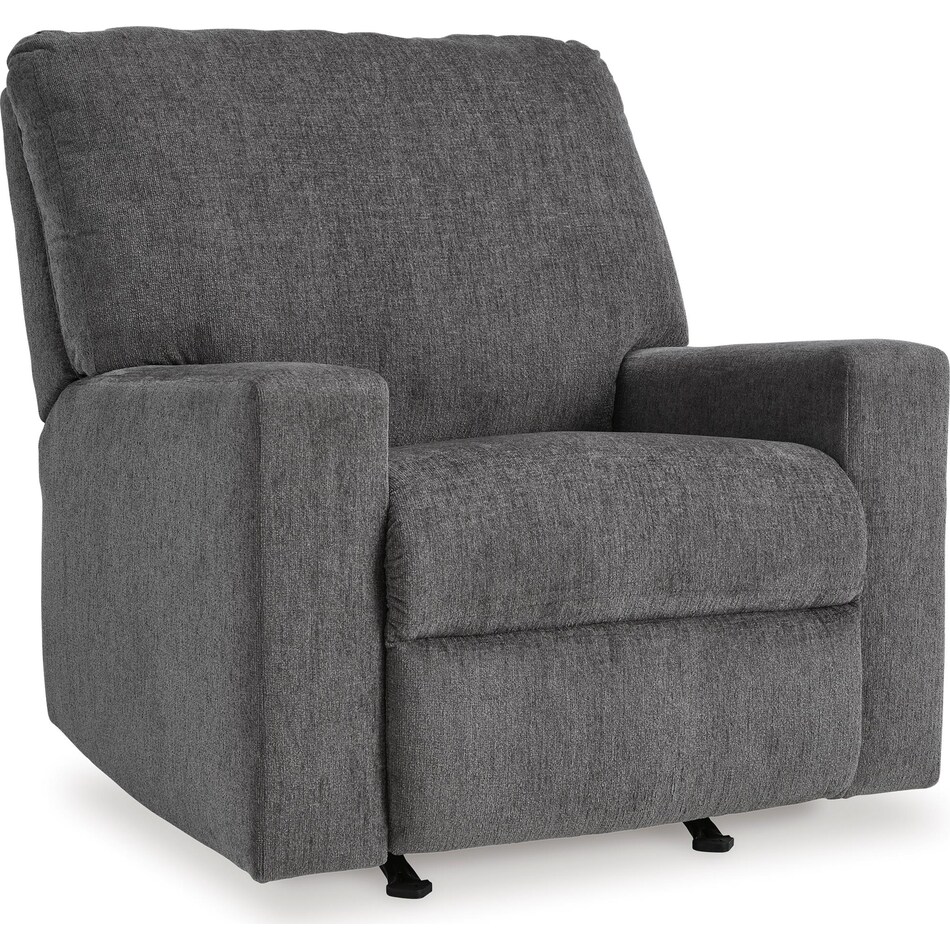 rannis living room pewter mt fabric recliner manual   