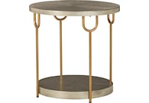 ranoka platinum oc end chairside table t   