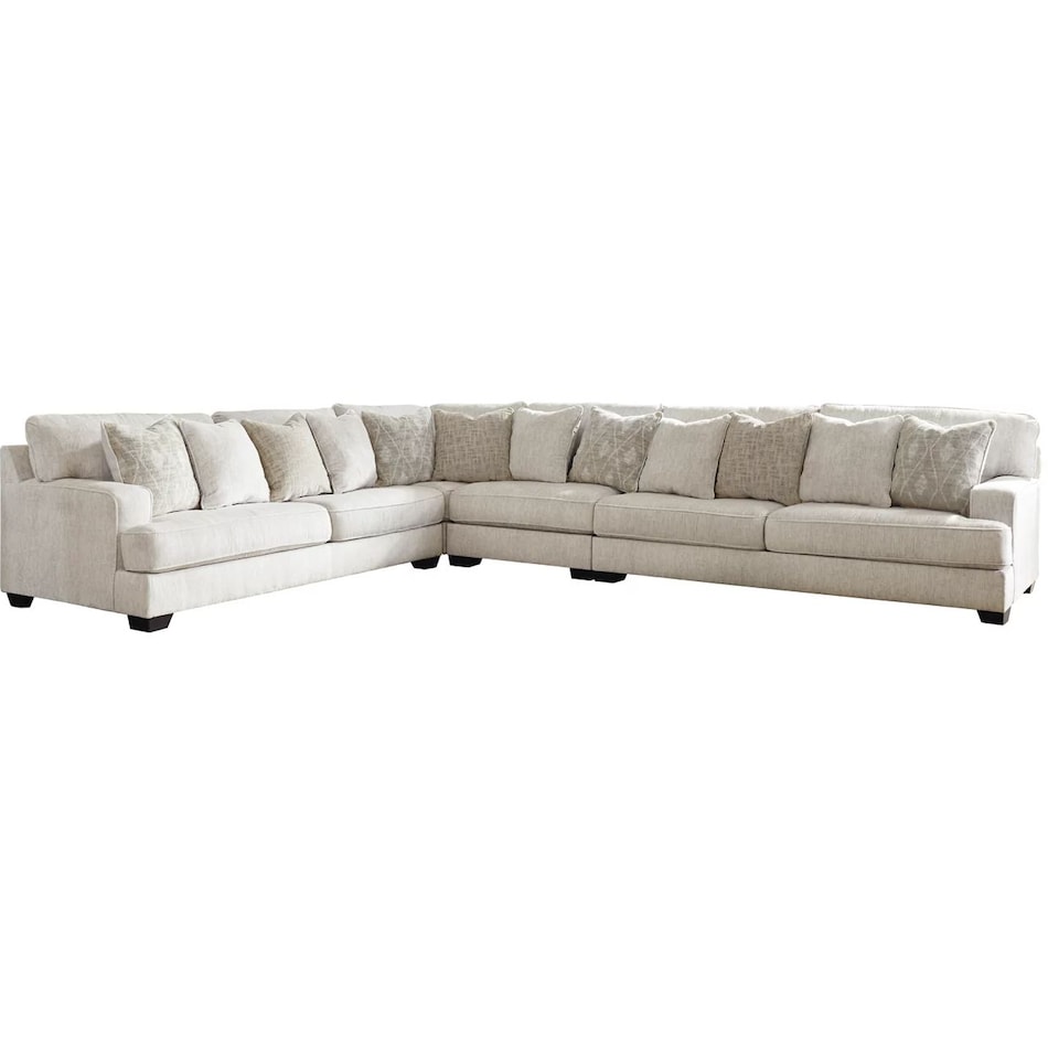 rawcliffe white  pc sectional apk  s  