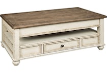 realyn brown   white oc coffee table t   