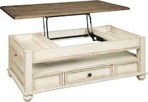 realyn brown   white oc coffee table t   