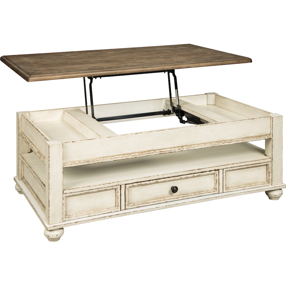 realyn brown   white oc coffee table t   