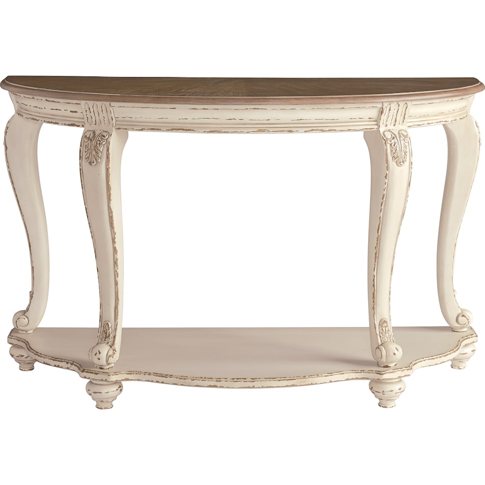 realyn brown   white oc sofa table t   