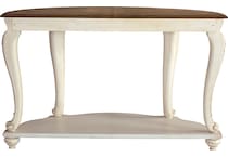 realyn brown   white sofa table t   