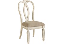 realyn gray   white dining chair d   