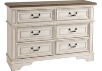 realyn white br youth dresser b   