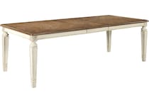 realyn white dining table d   