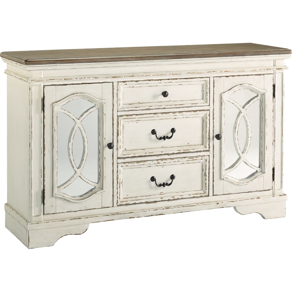 realyn white dr buffet server d   