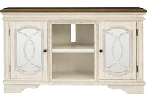 realyn white et entertainment console w   