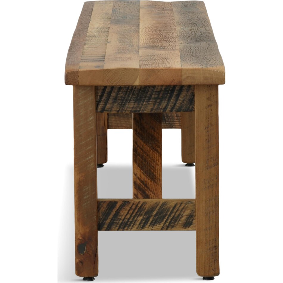 reclaimed barnwood dining brown dr bench   
