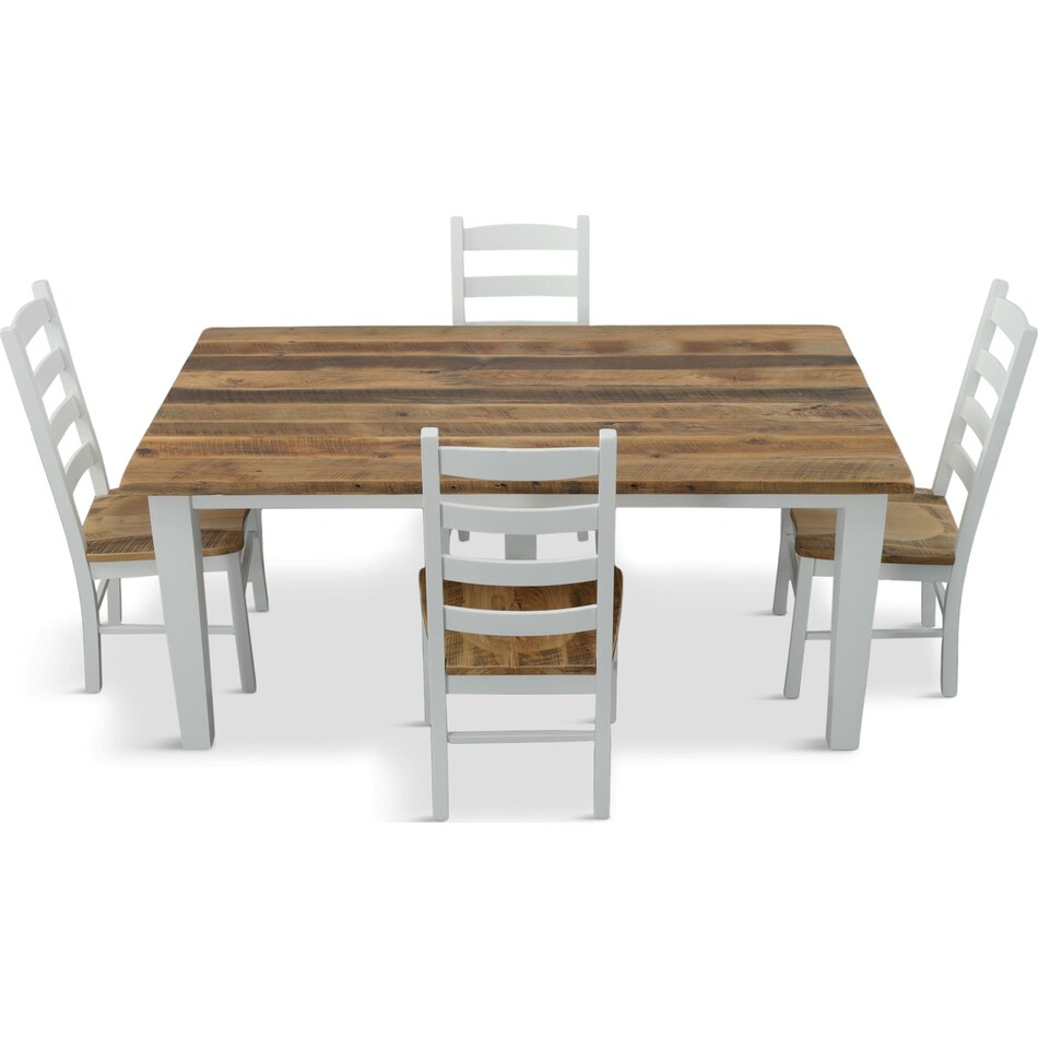 reclaimed barnwood dining two tone dr packages rm  