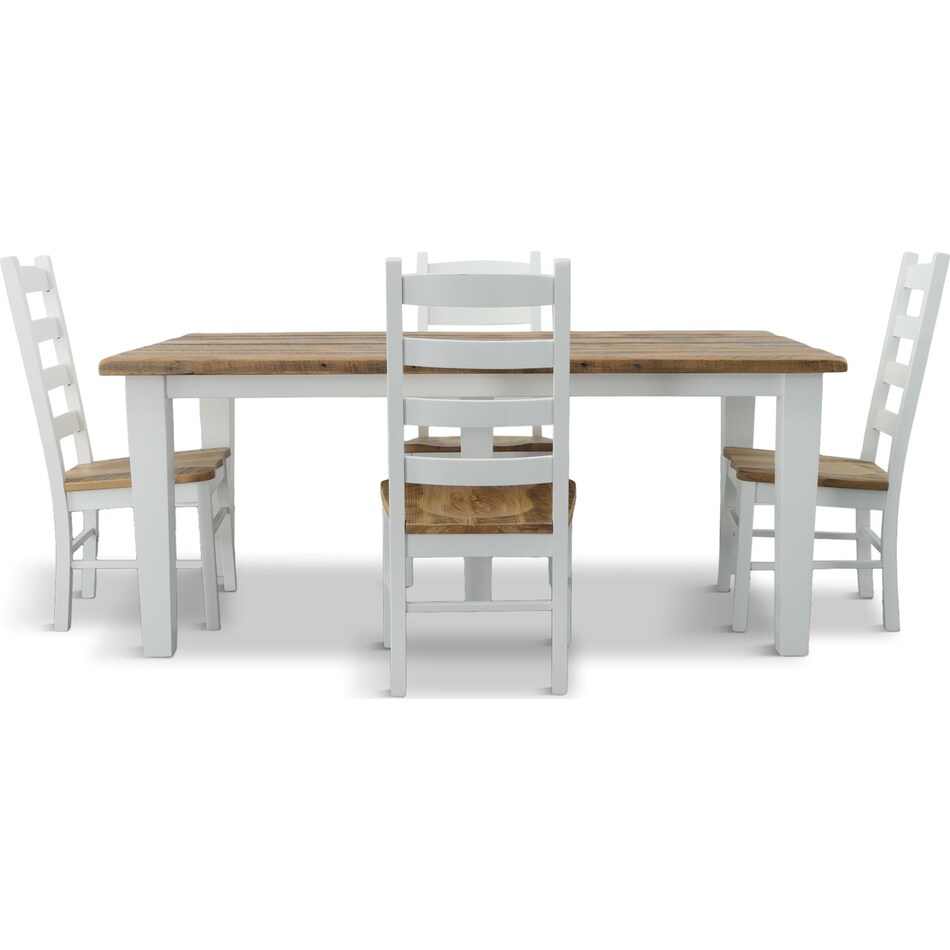 reclaimed barnwood dining two tone dr packages rm  