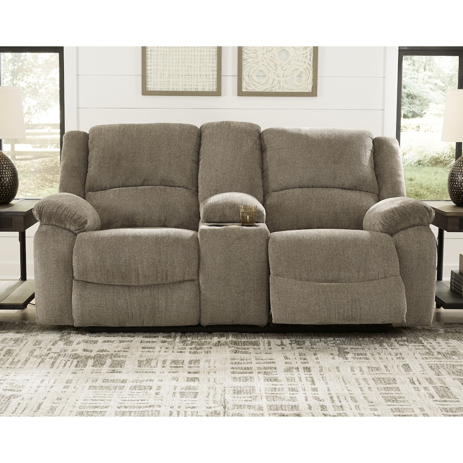 reclining console loveseat  room image  