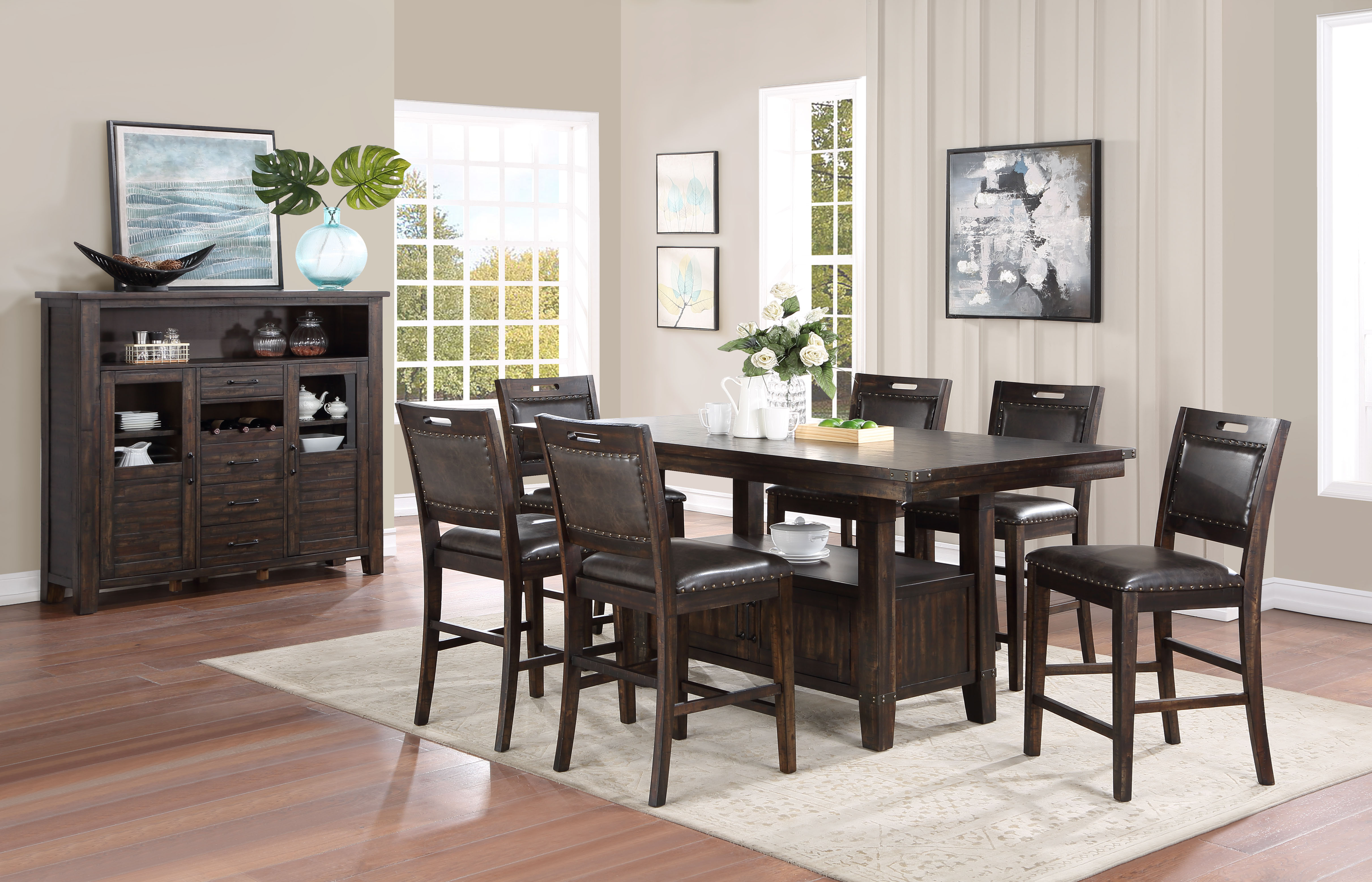 audrey 9 piece dining set