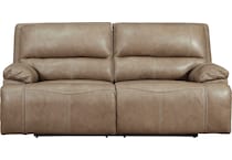 ricmen light brown power reclining sofa u  