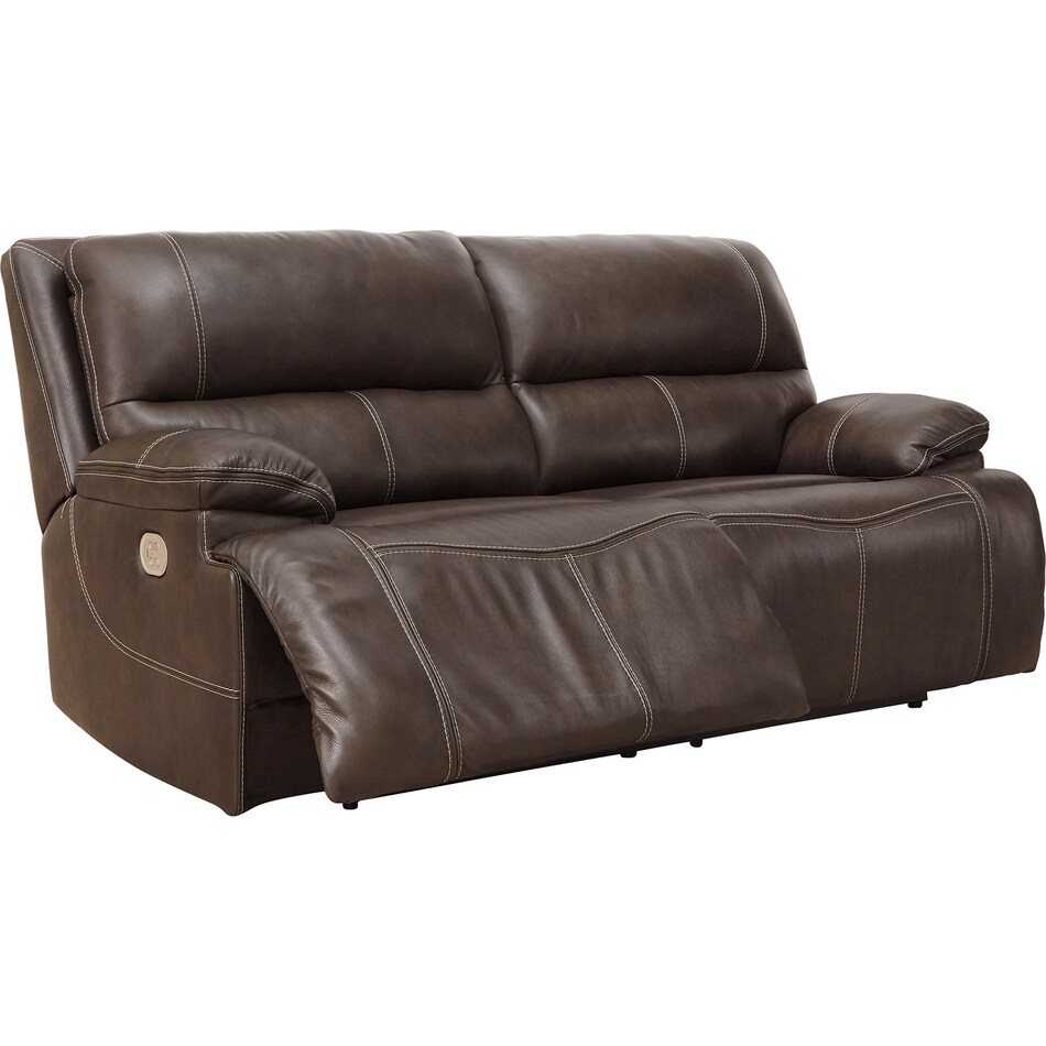 ricmen walnut power reclining sofa u  