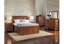 ridgecrest brown nightstand   