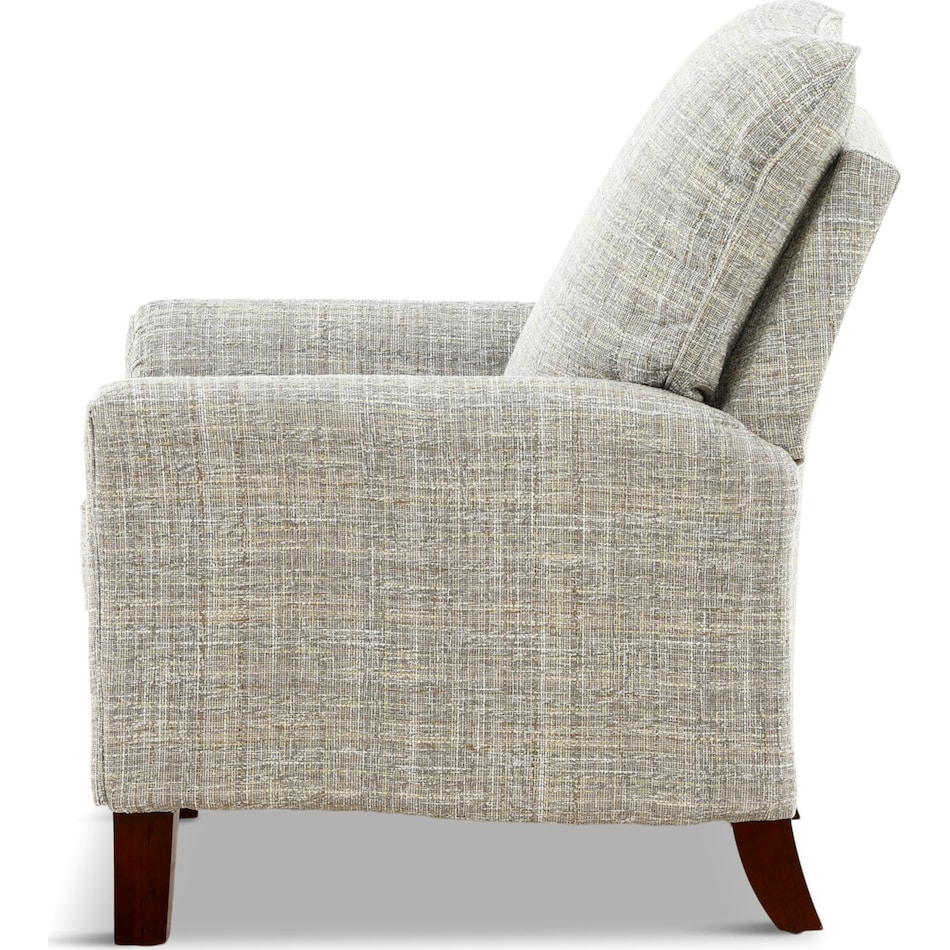 riley living room light gray st stationary fabric chair   