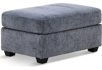 ringold navy living room blue st stationary fabric ottoman   