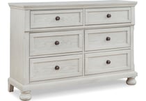 robbinsdale white br master dresser b   