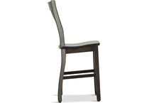 rocky mountain gray bar stool   