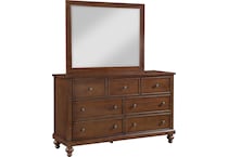 roland bedroom reddish brown br master mirror   