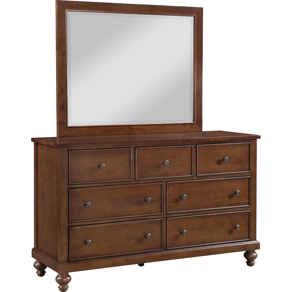 roland bedroom reddish brown br master mirror   