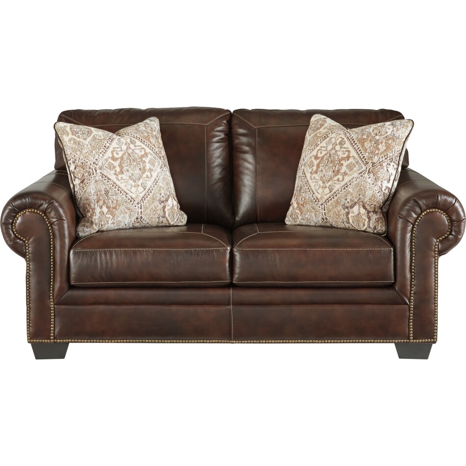 roleson brown loveseat   