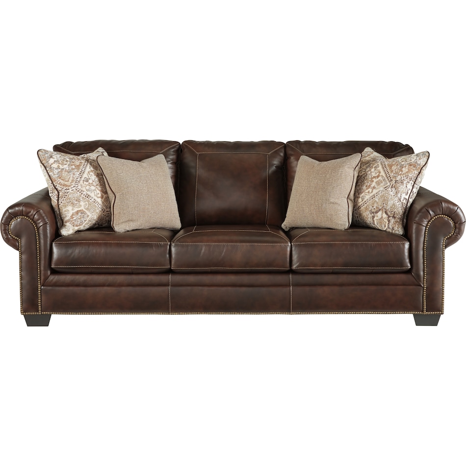 roleson brown sofa   
