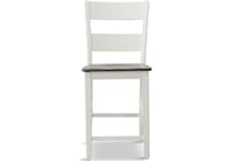 rowan counter dining white two tone dr side chair   