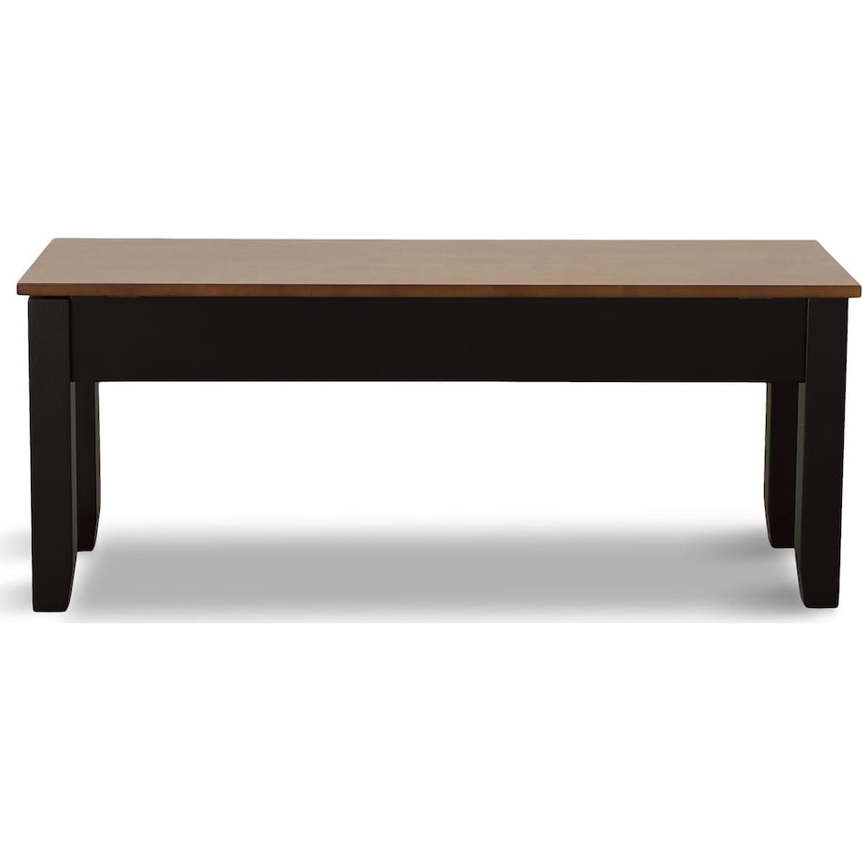 rowan dining black cherry dr bench   