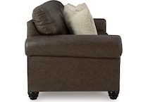 roxmere living room dark brown st stationary fabric sleeper   