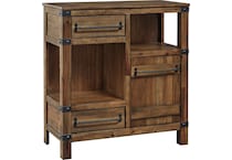 roybeck light brown accent cabinet t   