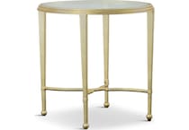 sangiovese yellow oc end chairside table   