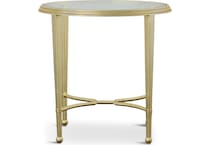 sangiovese yellow oc end chairside table   